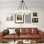 Orion Alabaster Chandelier by Bling Lighting Studio