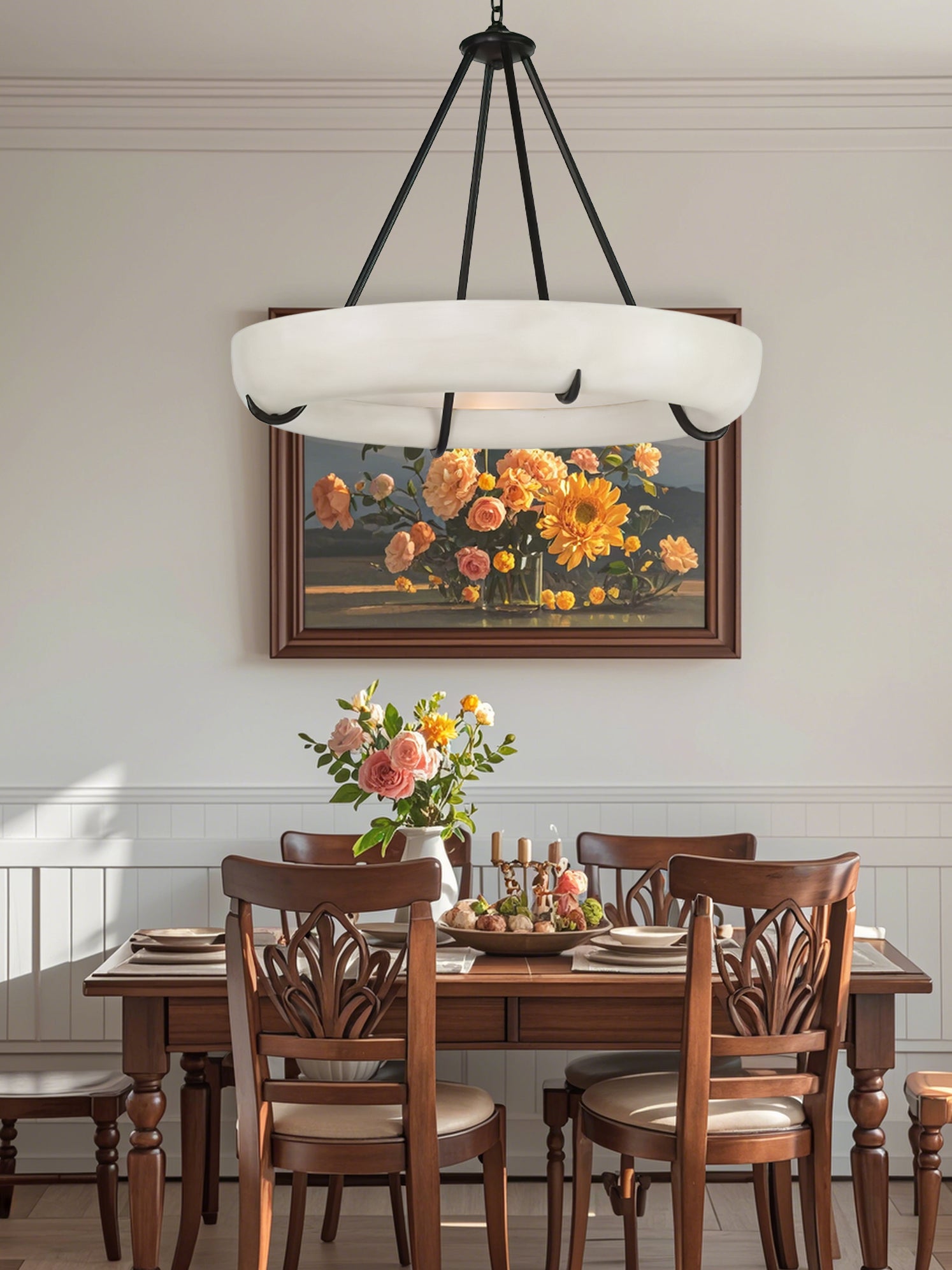 Modern Orion Alabaster Chandelier product image