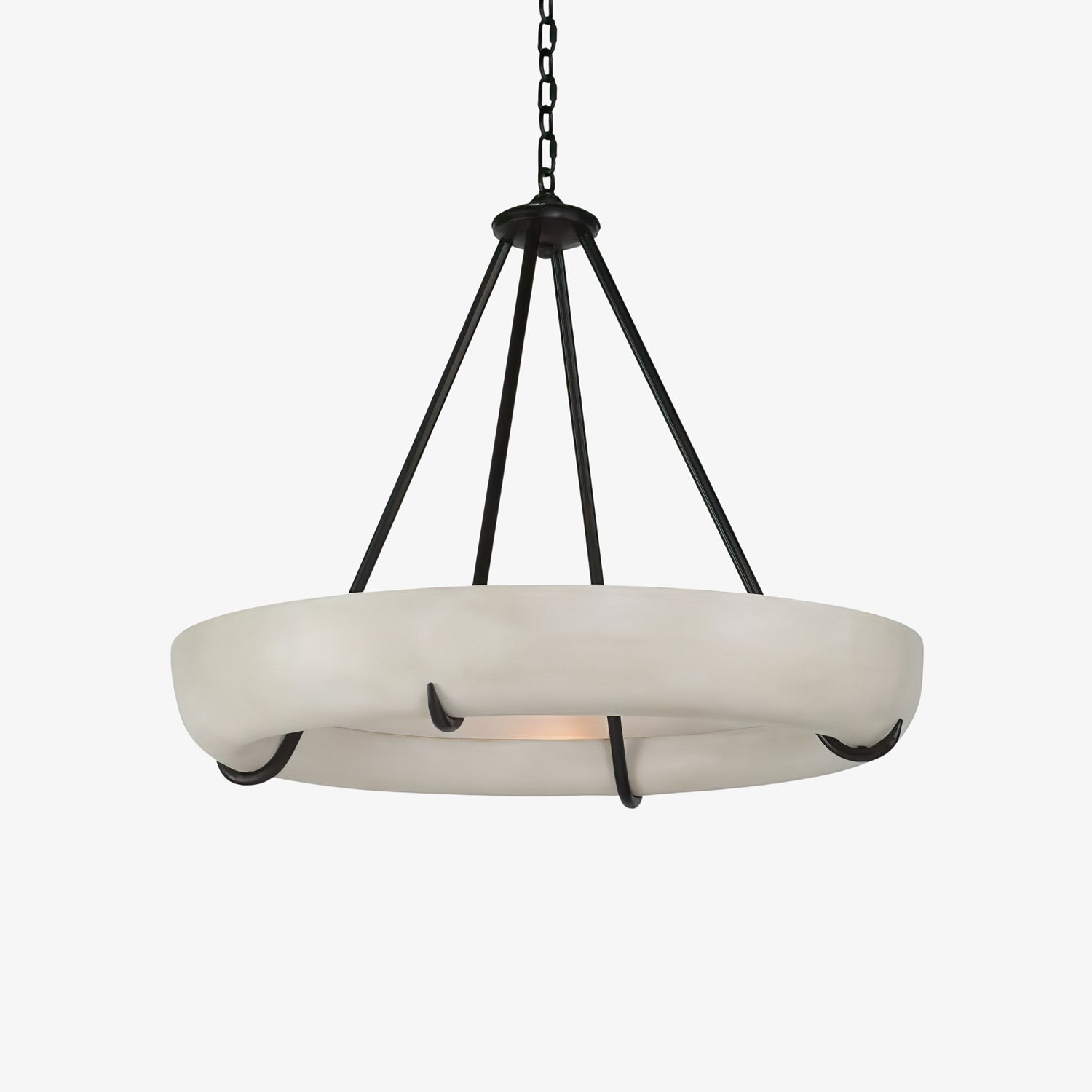 Orion Alabaster Chandelier by Bling Lighting Studio