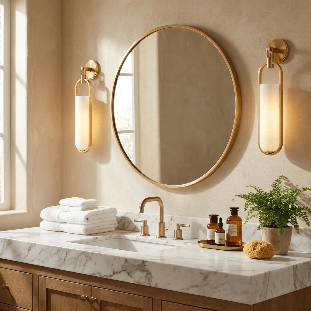 Oval Capsule Glass Wall Sconce