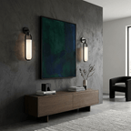 Oval Capsule Glass Wall Sconce
