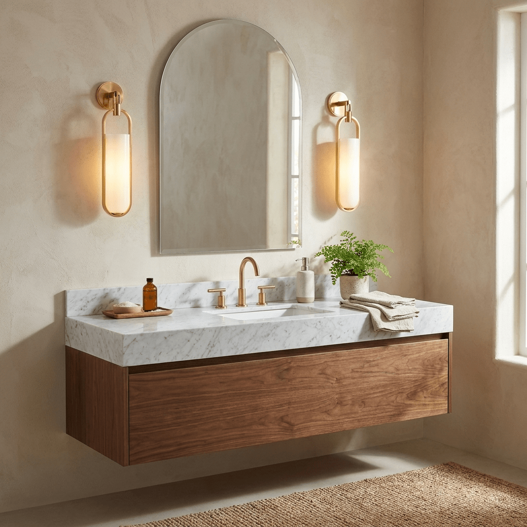 Oval Capsule Glass Wall Sconce