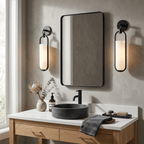 Oval Capsule Glass Wall Sconce