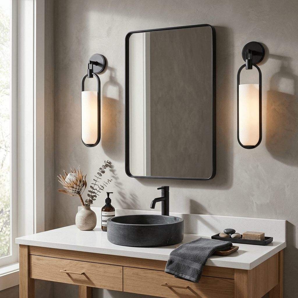 Oval Capsule Glass Wall Sconce