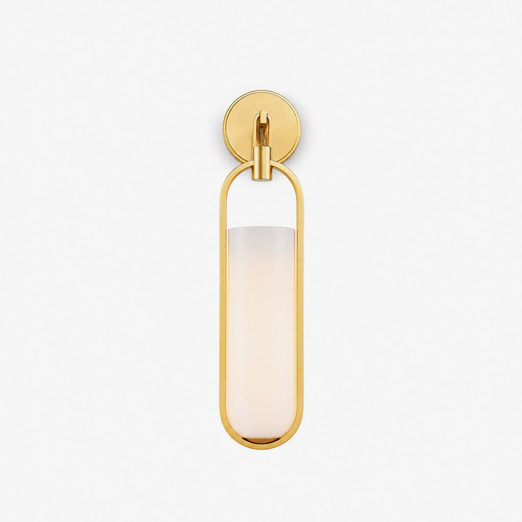 Oval Capsule Glass Wall Sconce