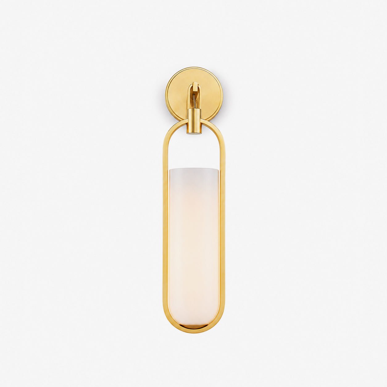Oval Capsule Glass Wall Sconce