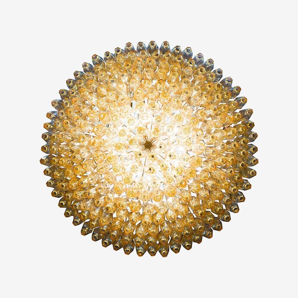 Sorrento Murano Chandelier 35"