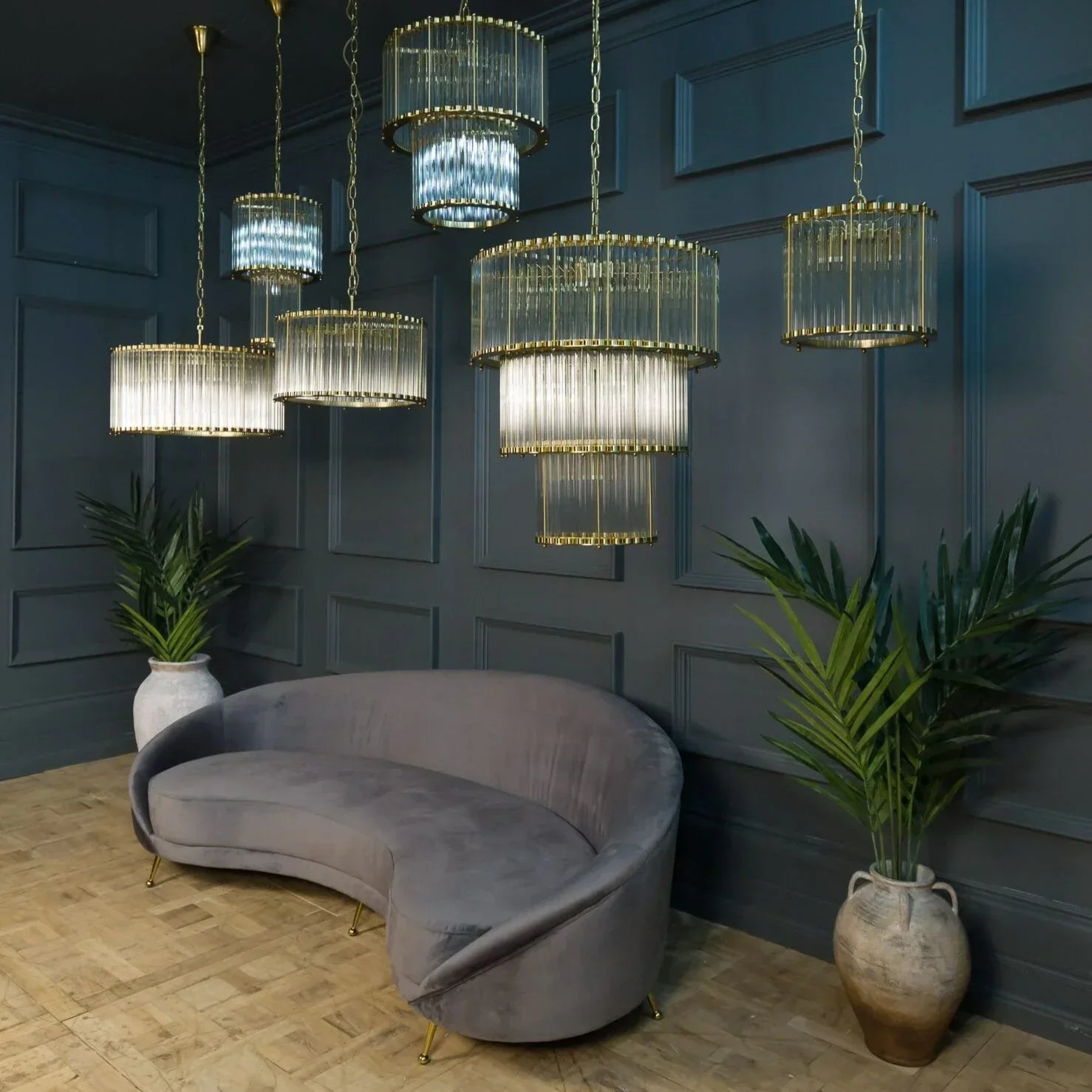 The Triple Monza Chandelier
