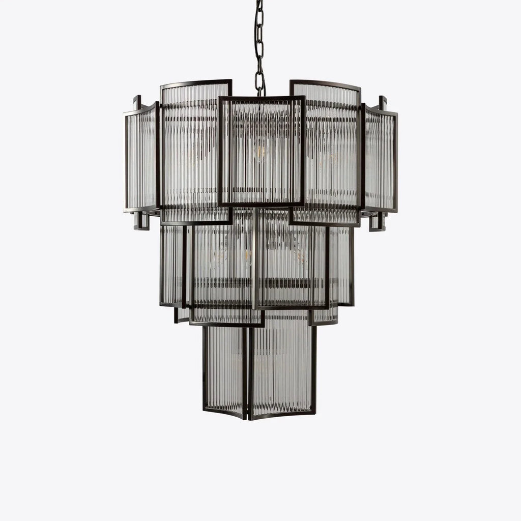 Brass Monte Carlo Grande Chandelier 26.8"