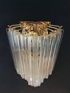 Murano Wall Lamp | 16 Clear Prism Glass | Set of 2