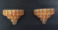 Murano Wall Lamp | 63 Clear Yellow Prism Glass | Set of 2