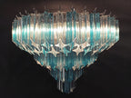 Murano Wall Lamp | 63 Clear Blue Prism Glass | Set of 2
