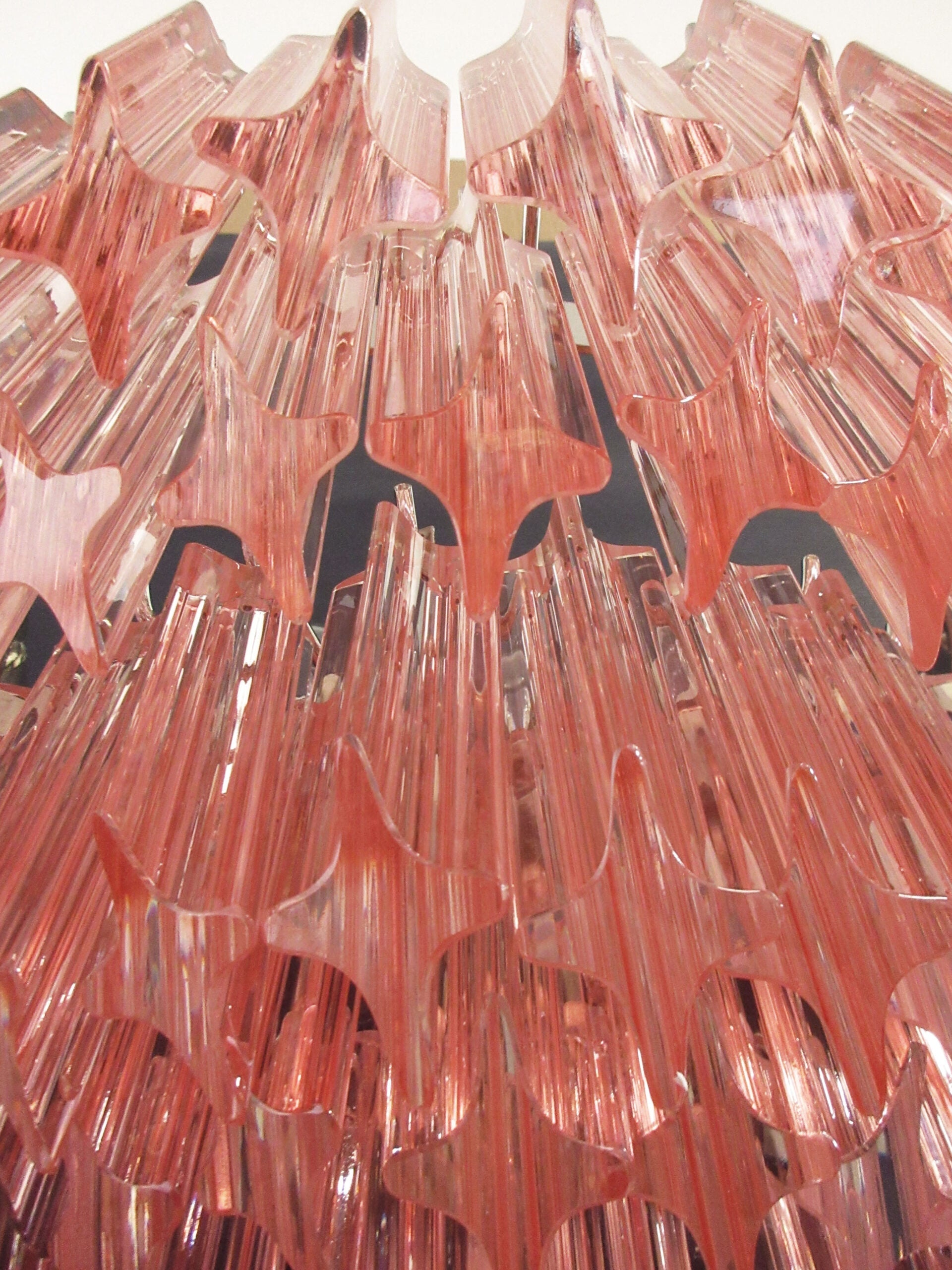 Murano Wall Lamp | 63 Pink Prism Glass | Set of 2