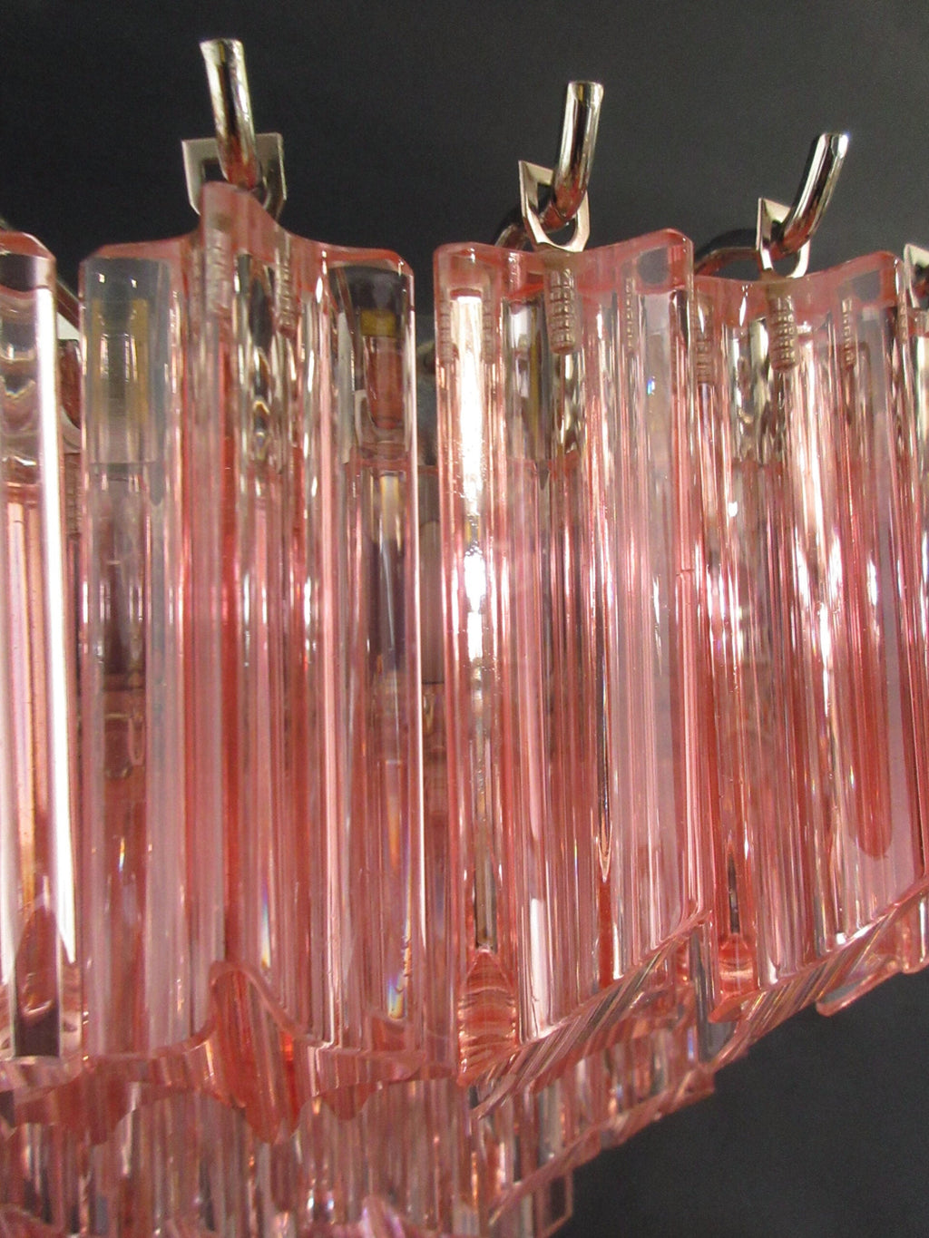 Murano Wall Lamp | 63 Pink Prism Glass | Set of 2