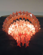 Murano Wall Lamp | 63 Pink Prism Glass | Set of 2