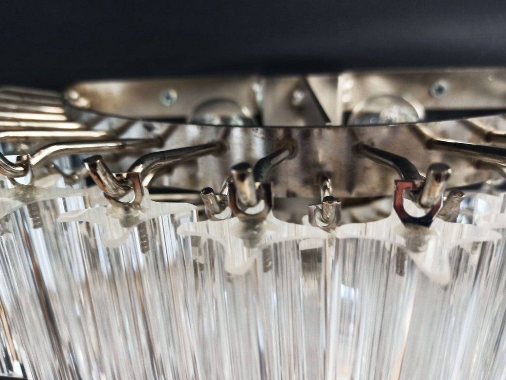 Murano Wall Lamp | 63 Clear Prism Glass | Set of 2