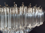 Murano Wall Lamp | 63 Clear Prism Glass | Set of 2
