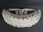 Murano Wall Lamp | 63 Clear Prism Glass | Set of 2