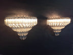 Murano Wall Lamp | 63 Clear Prism Glass | Set of 2