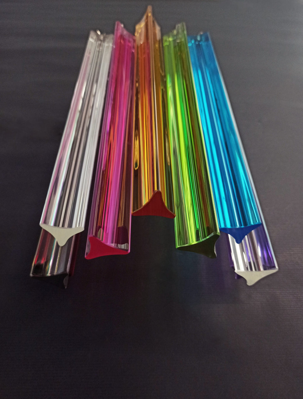 Murano Wall Lamp | 9 Multicolour Prism Glass | Set of 2