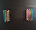 Murano Wall Lamp | 9 Multicolour Prism Glass | Set of 2