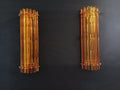 Murano Wall Lamp | 7 Yellow Prism Glass | Set of 2