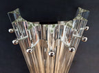 Murano Wall Lamp | 7 Clear Prism Glass | Set of 2