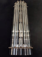 Murano Wall Lamp | 7 Clear Prism Glass | Set of 2