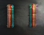 Murano Wall Lamp | 7 Multicolour Prism Glass | Set of 2