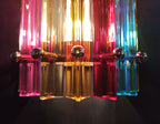 Murano Wall Lamp | 7 Multicolour Prism Glass | Set of 2