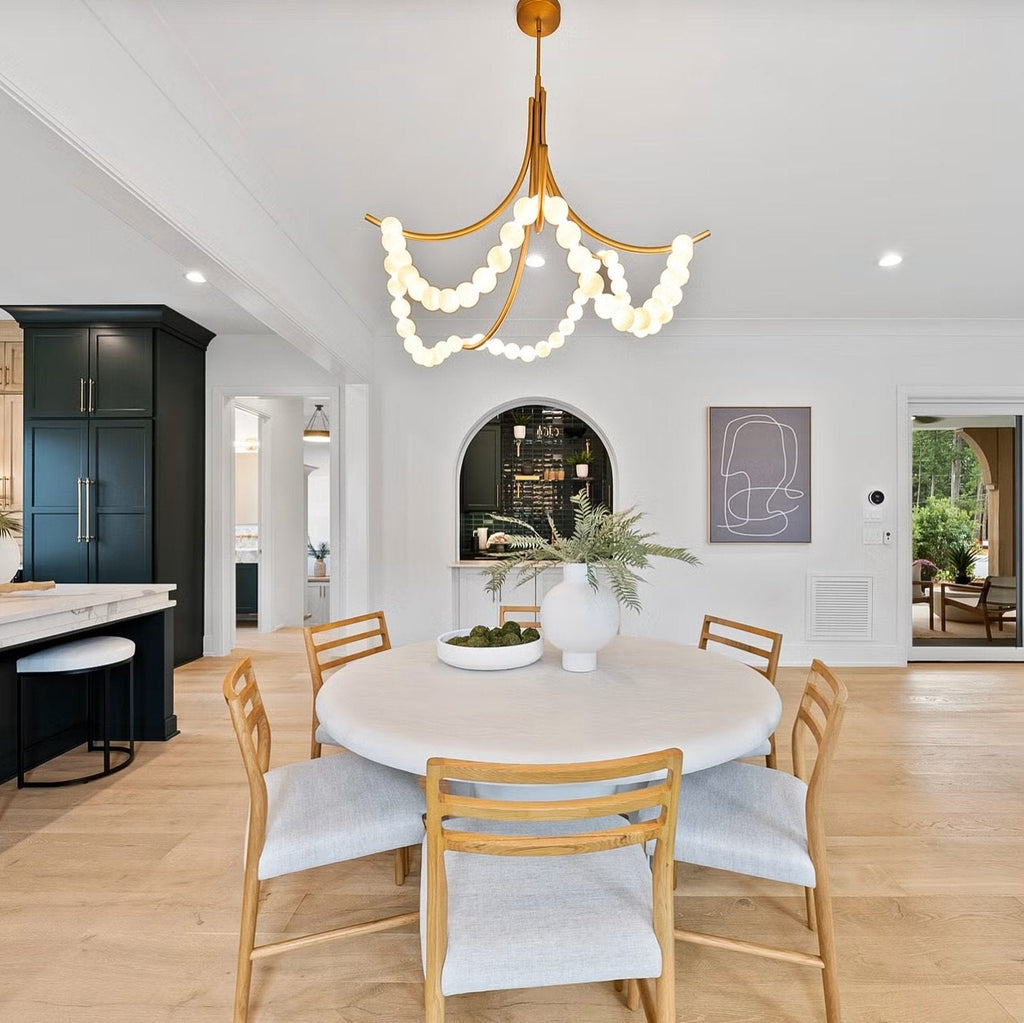 Pearl Alabaster Chandelier additional product view