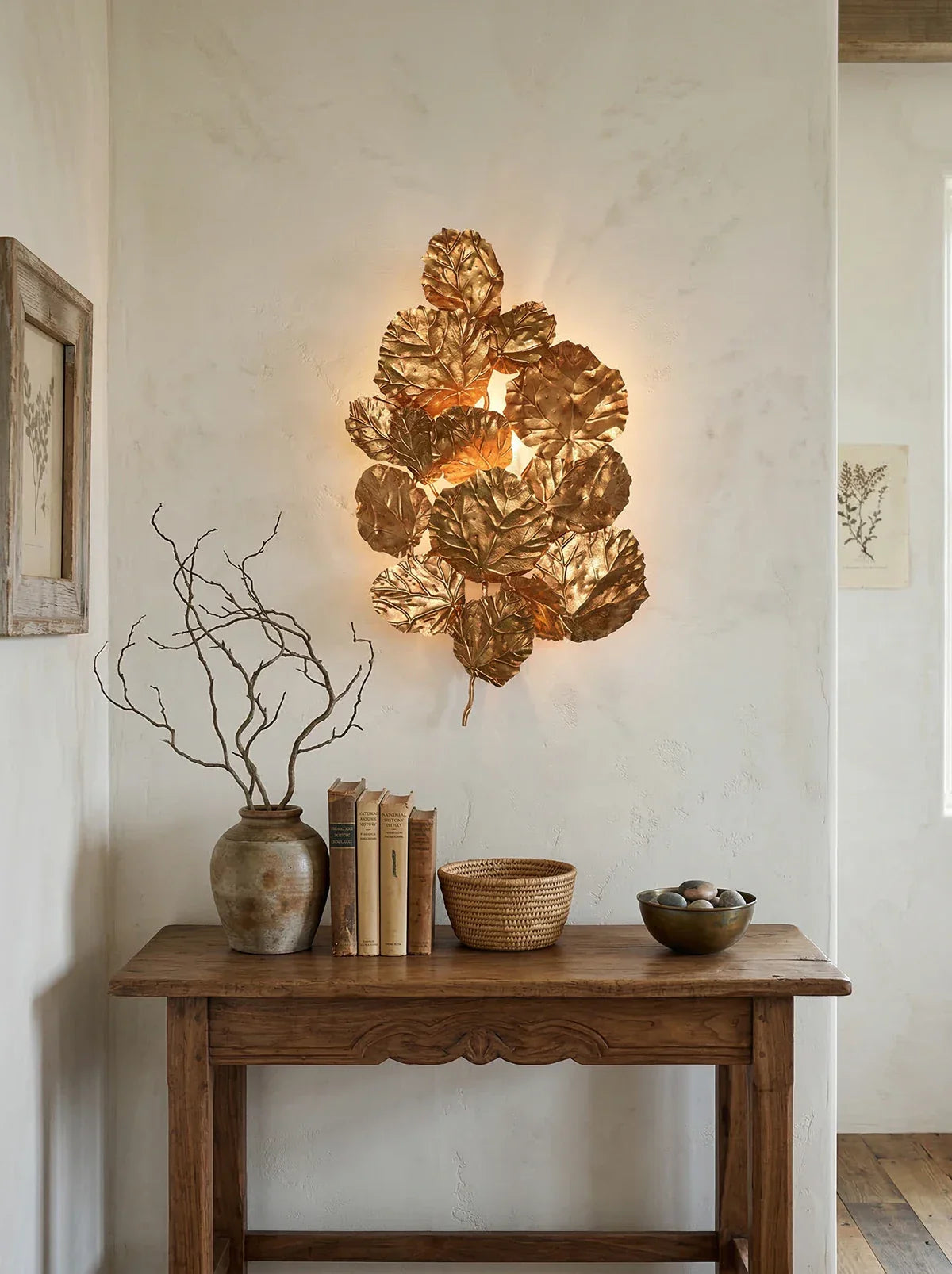 Pathleaf Heap Branch Wall Lamp by Bling Lighting Studio