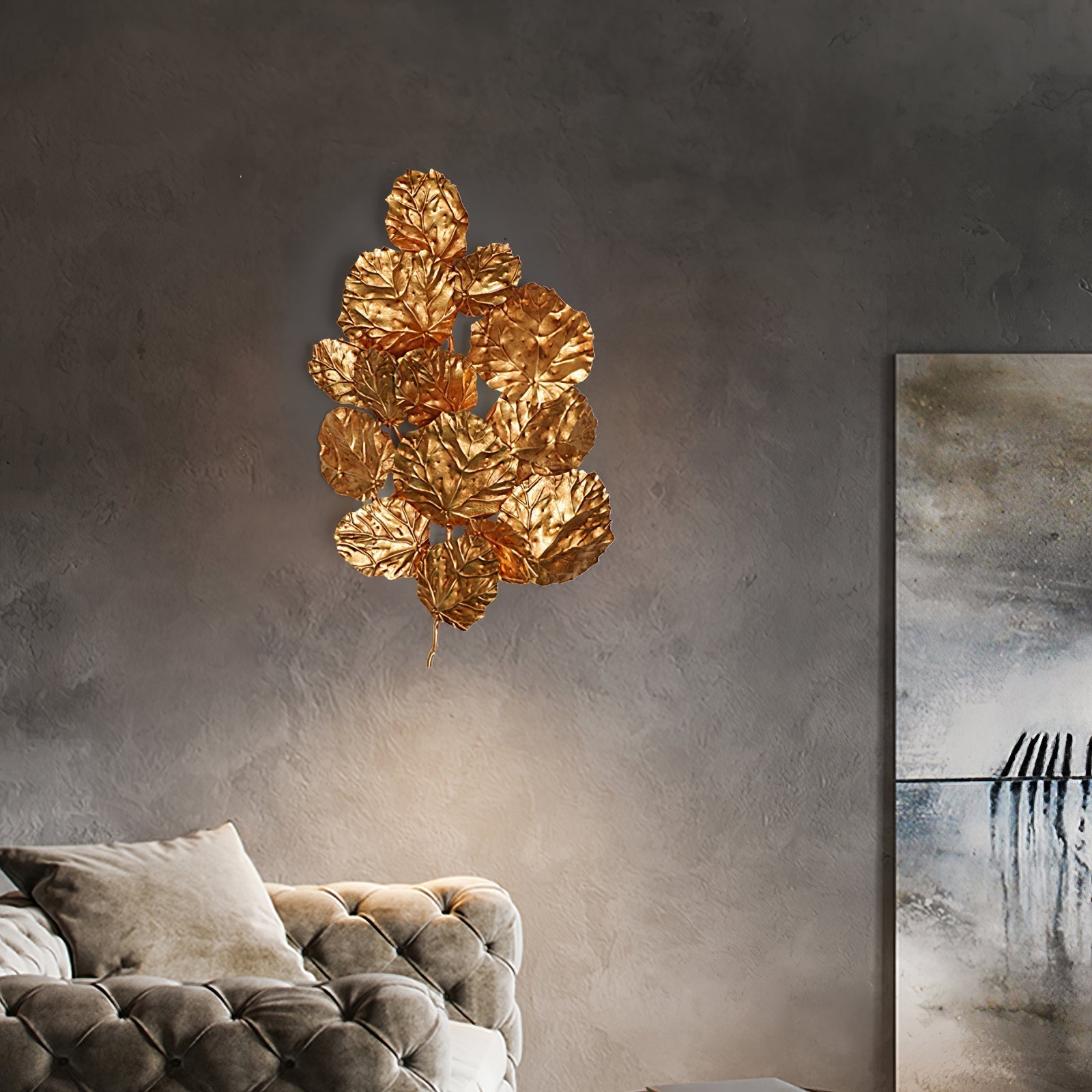 Pathleaf Heap Branch Wall Lamp by Bling Lighting Studio
