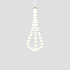 Glass Pearl Necklace Chandelier