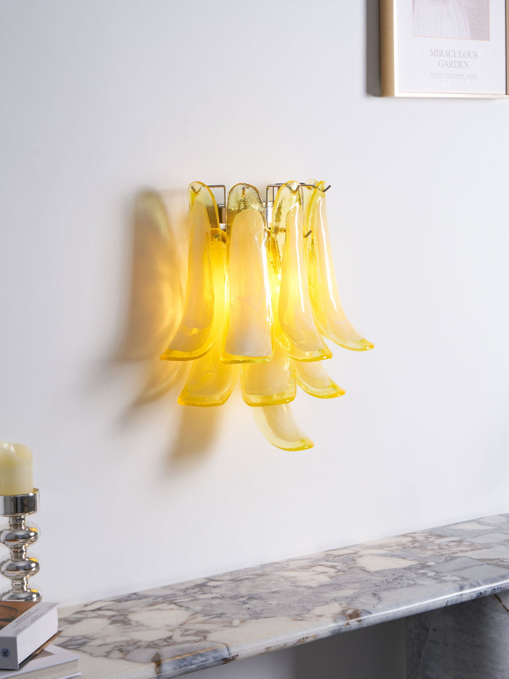Petalo Glass Wall Light Murano lighting by Bling Lighting Studio