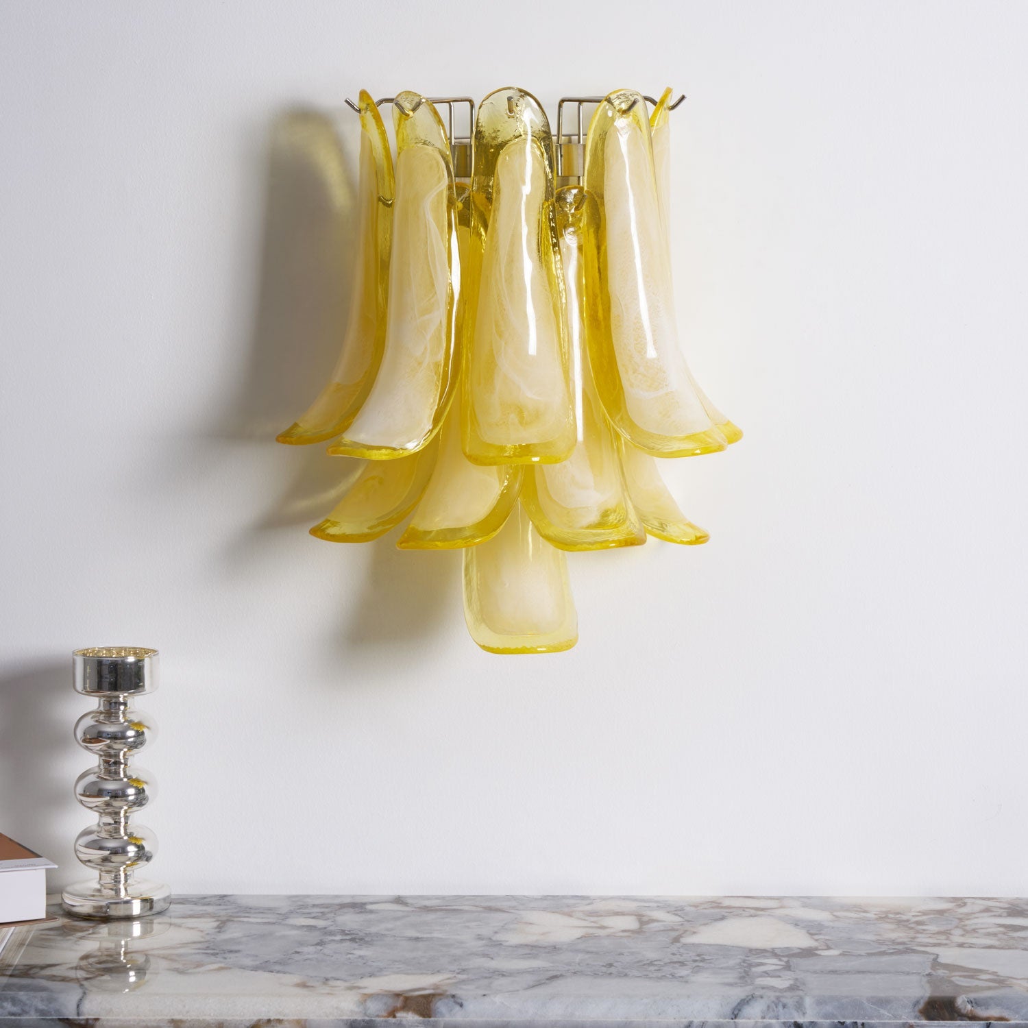 Petalo Glass Wall Light Murano lighting by Bling Lighting Studio