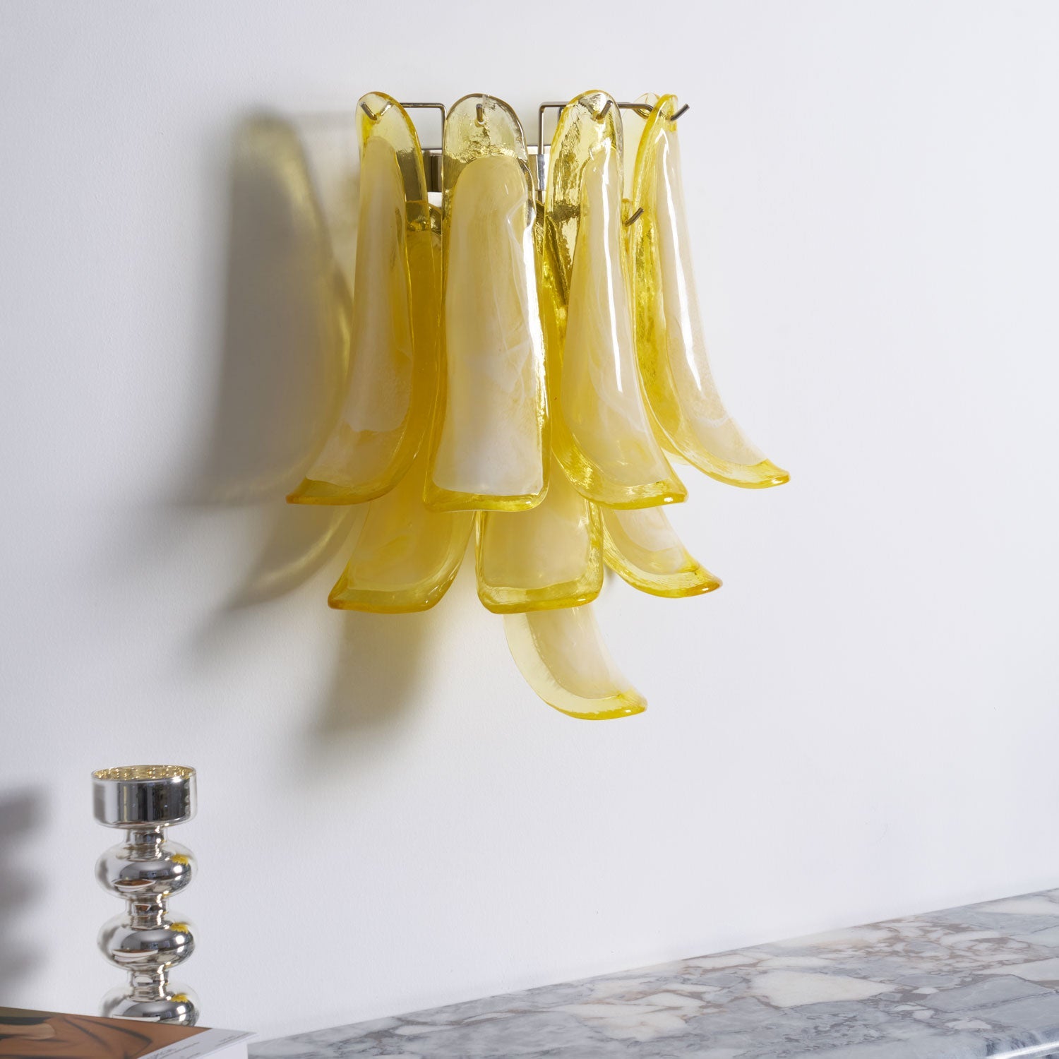 Petalo Glass Wall Light Murano lighting by Bling Lighting Studio