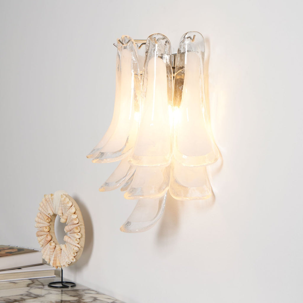 Petalo Glass Wall Light Murano lighting by Bling Lighting Studio