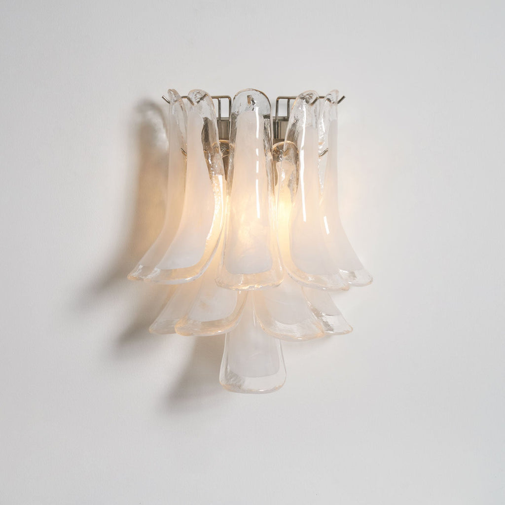Petalo Glass Wall Light Murano lighting by Bling Lighting Studio