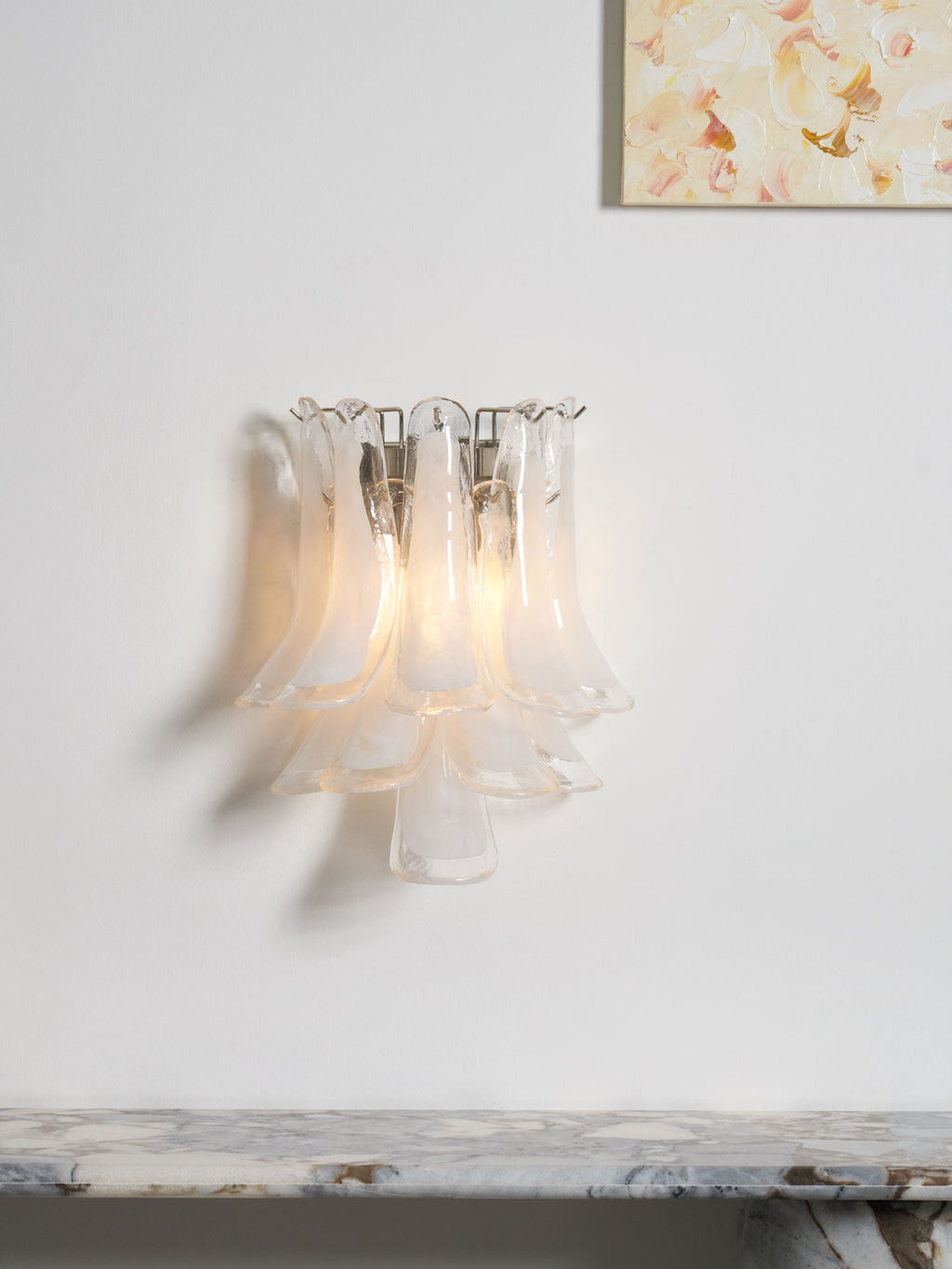 Petalo Glass Wall Light Murano lighting by Bling Lighting Studio