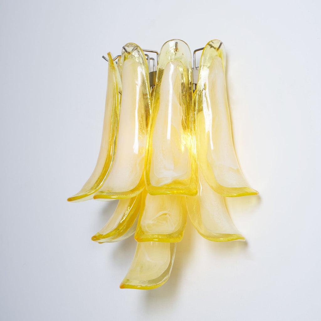 Petalo Glass Wall Light Murano lighting by Bling Lighting Studio