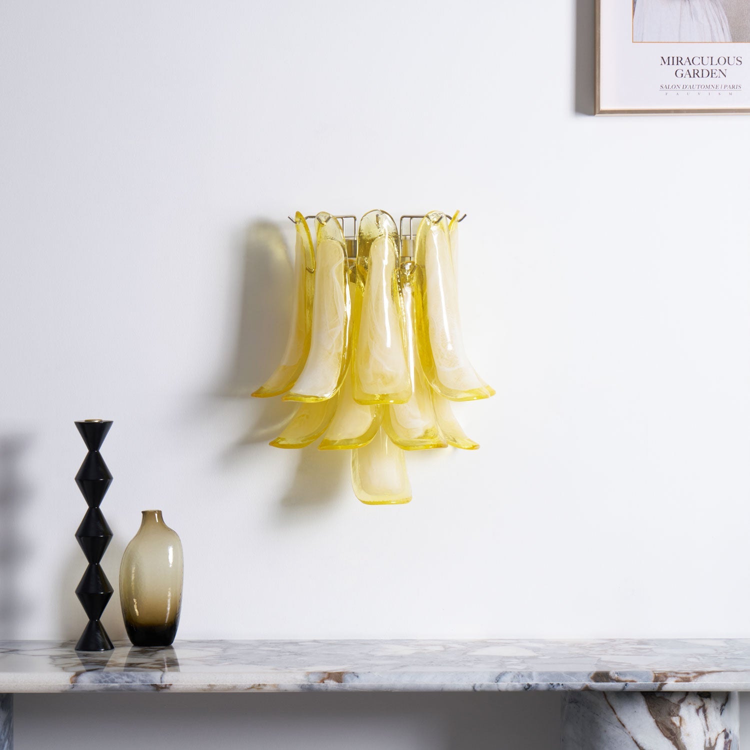 Petalo Glass Wall Light Murano lighting by Bling Lighting Studio