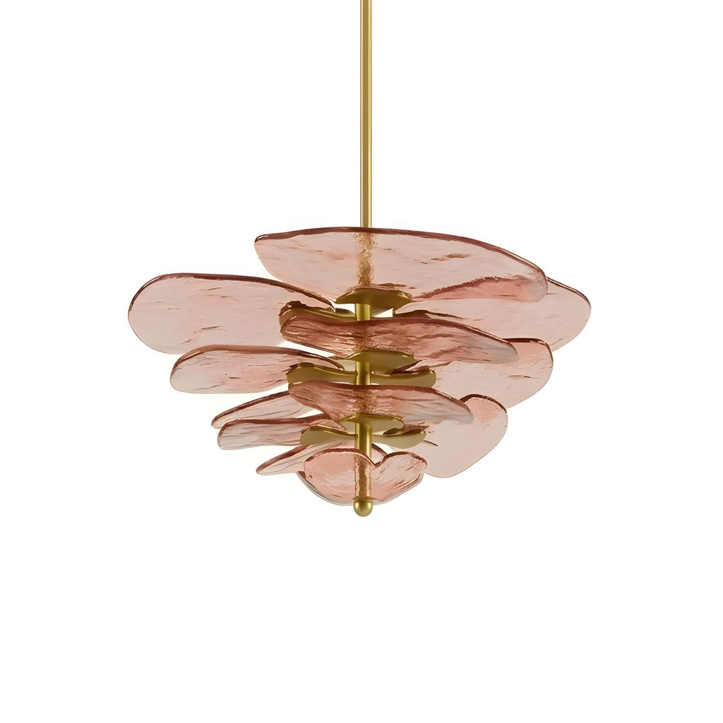 Petals Glass Chandelier Murano lighting by Bling Lighting Studio
