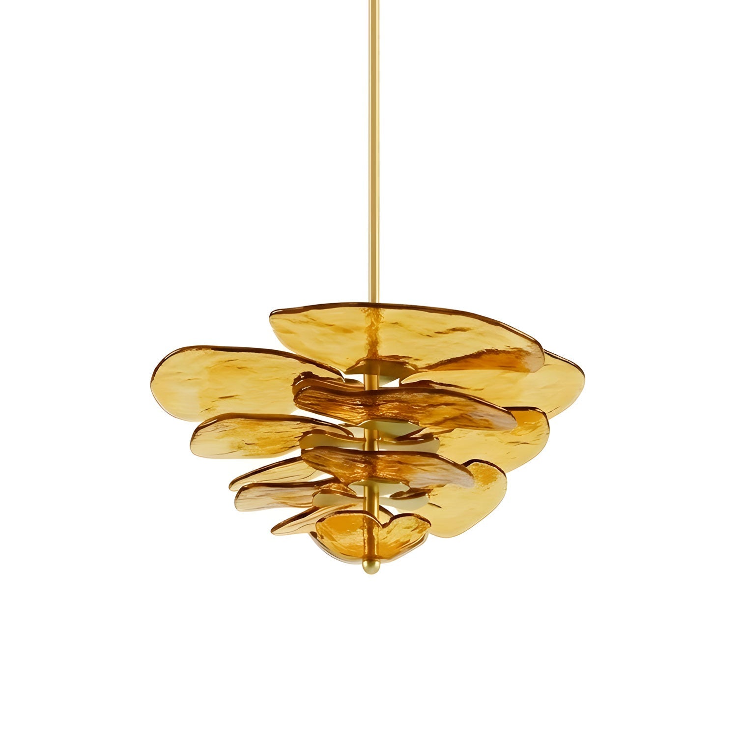 Petals Glass Chandelier Murano lighting by Bling Lighting Studio