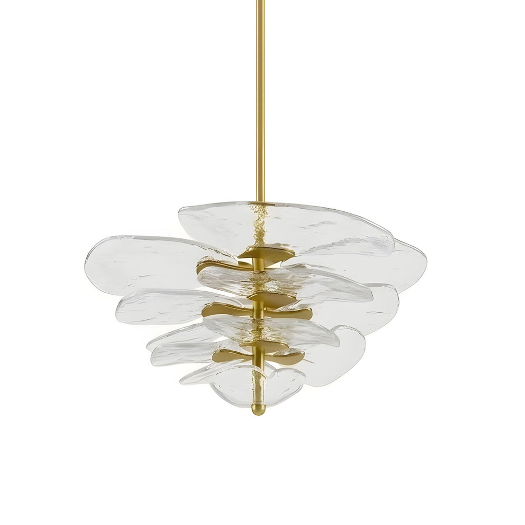 Petals Glass Chandelier Murano lighting by Bling Lighting Studio