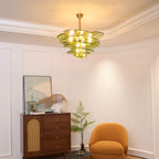 Petals Glass Chandelier Murano lighting by Bling Lighting Studio