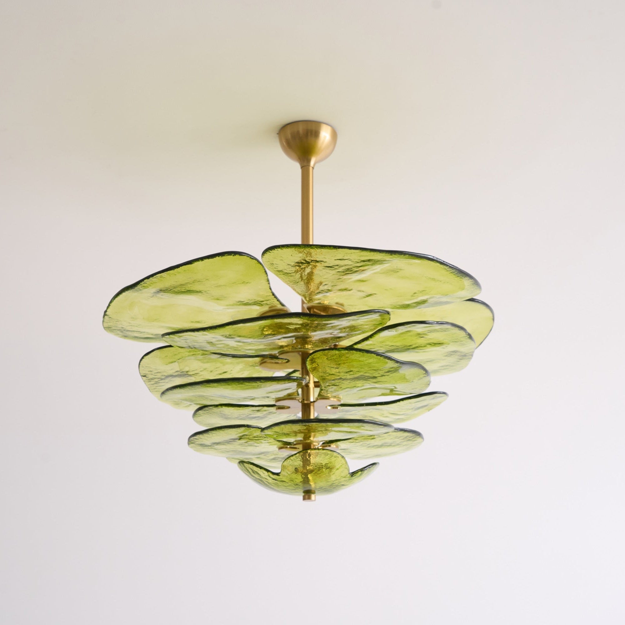 Petals Glass Chandelier Murano lighting by Bling Lighting Studio