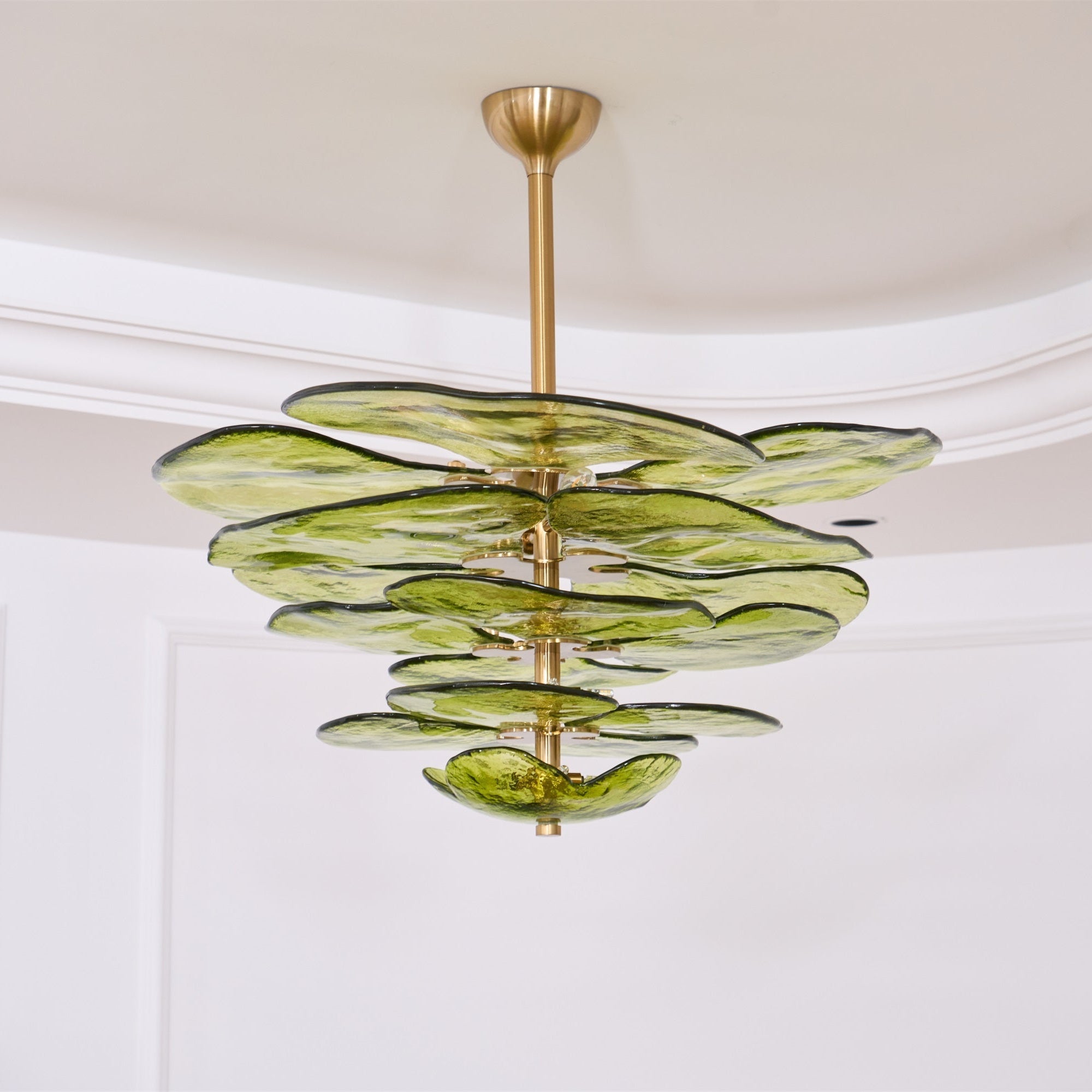 Petals Glass Chandelier Murano lighting by Bling Lighting Studio