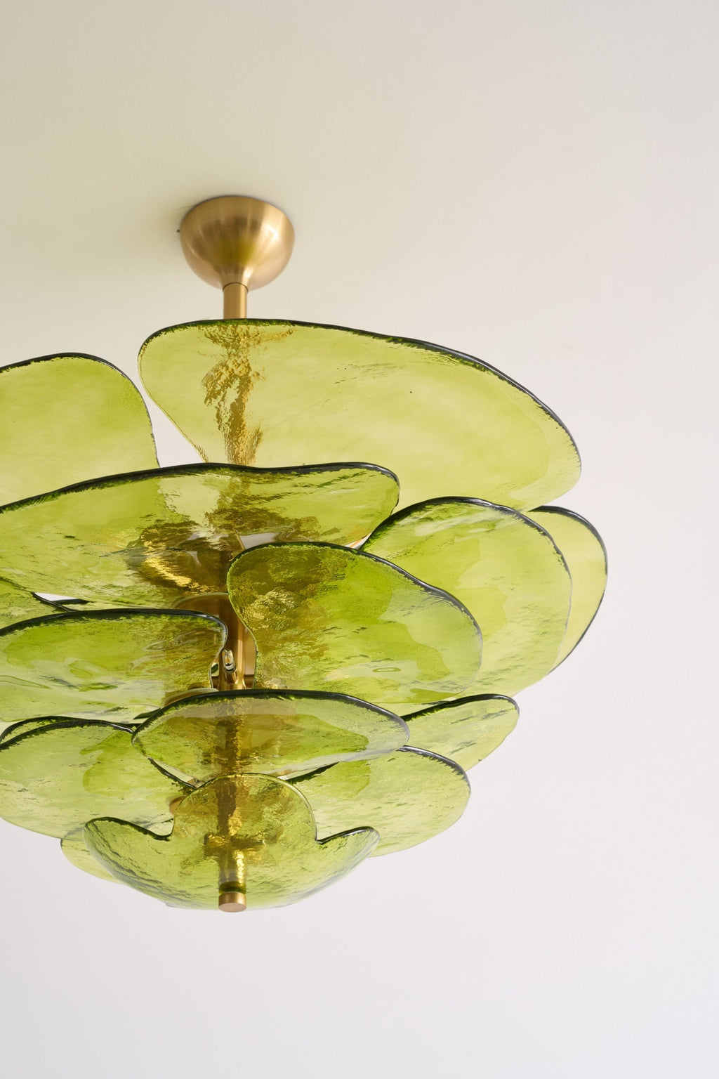 Petals Glass Chandelier Murano lighting by Bling Lighting Studio