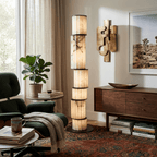 Pillar Alabaster Floor Lamp